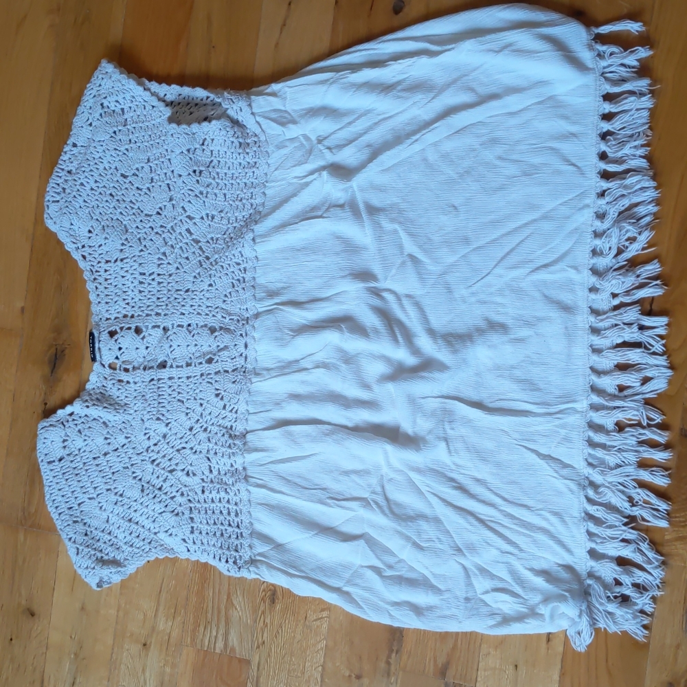 Torrid Crochet Gauze Boho Top sz4 - Picture 6 of 6